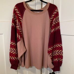 We The Free Oversized Sweater Voluminous Sleeves